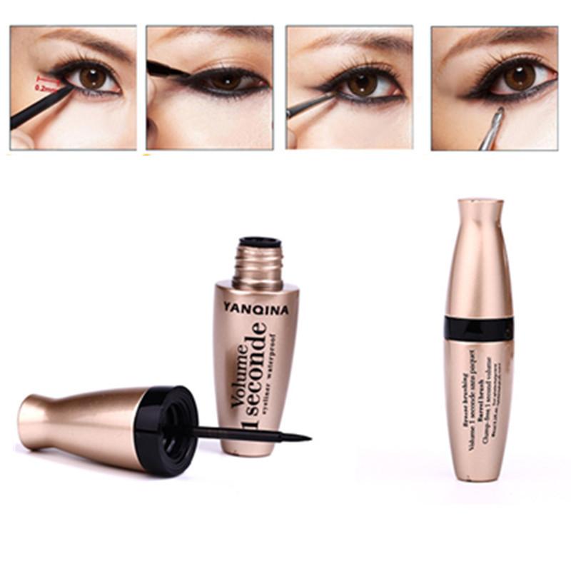 Eyeliner - Yanqina 1 Second Volume Eyeliner  - Makeup Deal Eye Liner