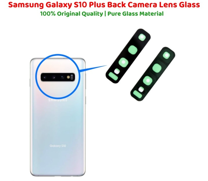Galaxy S10+ Samsung S10 Plus Camera Replacement Back Glass S10