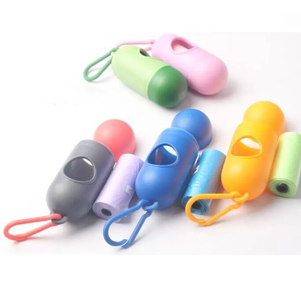 01 Dispenser + 01 Rolls Disopsable Baby Diapers Bag Box Kit Portable Baby Diapers Platics Bags Pet Waste Bag Box Kit Portable Baby Diapers Platics Bags Rubbish Bags