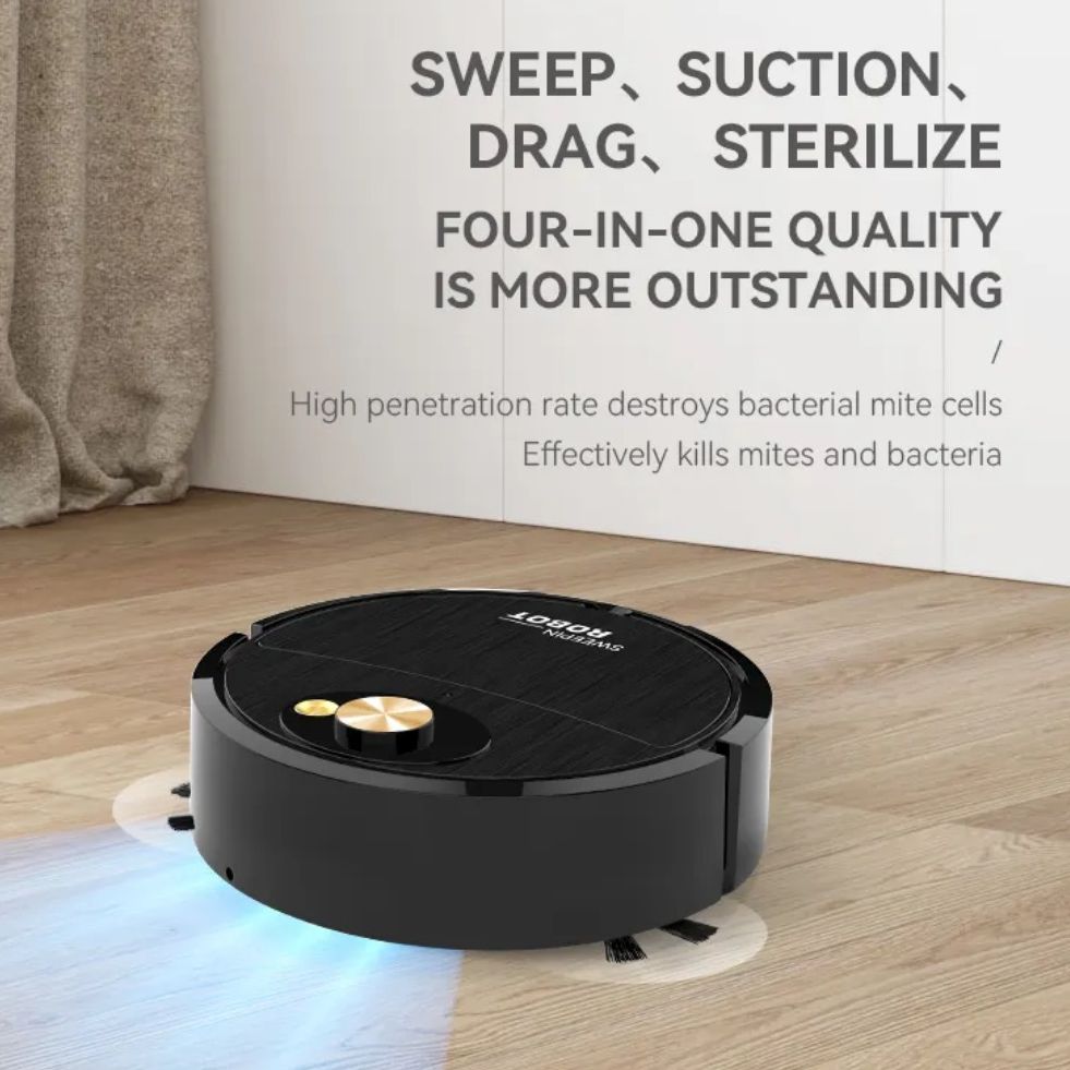 Smart Robot Vacuum Cleaner | Cell Operated Automatic Floor Sweepeing And Vacuum | Multi Surface Dust Cleaner Machine For Home & Office || Global Gadgets