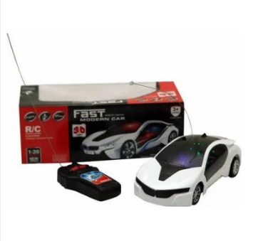 Remote Controlled Fast Modern Car 3D Light for Kids (Multi Colors)
