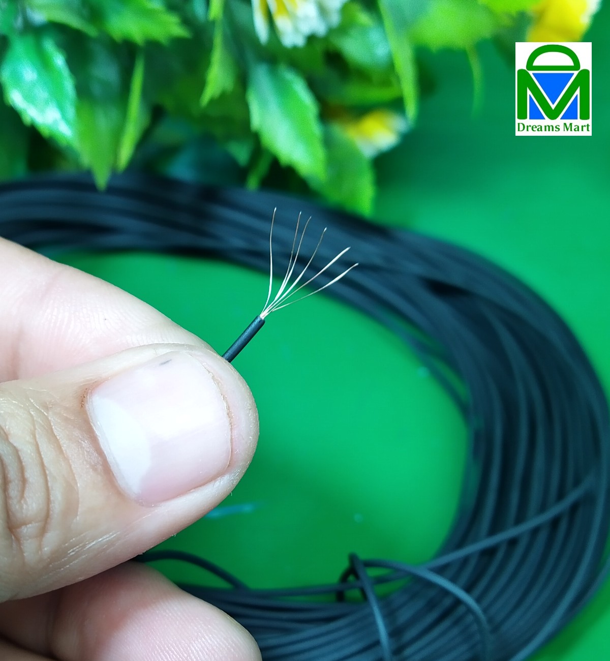 DreamsMart 60/120 Feet Black/Red HQ Copper Jumper Wire Extension Cable