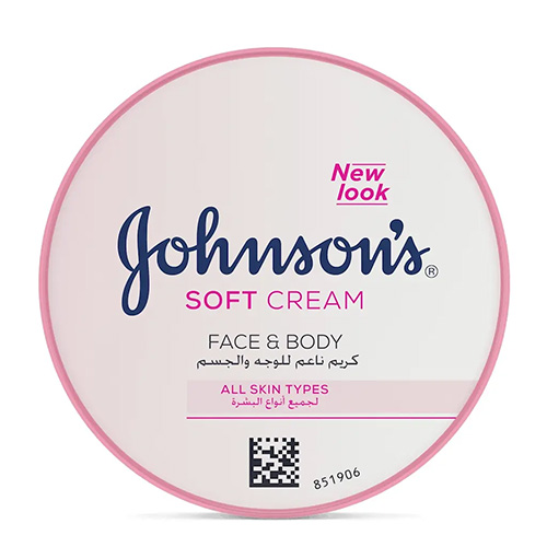 Johnson's Body Cream, 24 Hour Moisture, Soft, 200ml