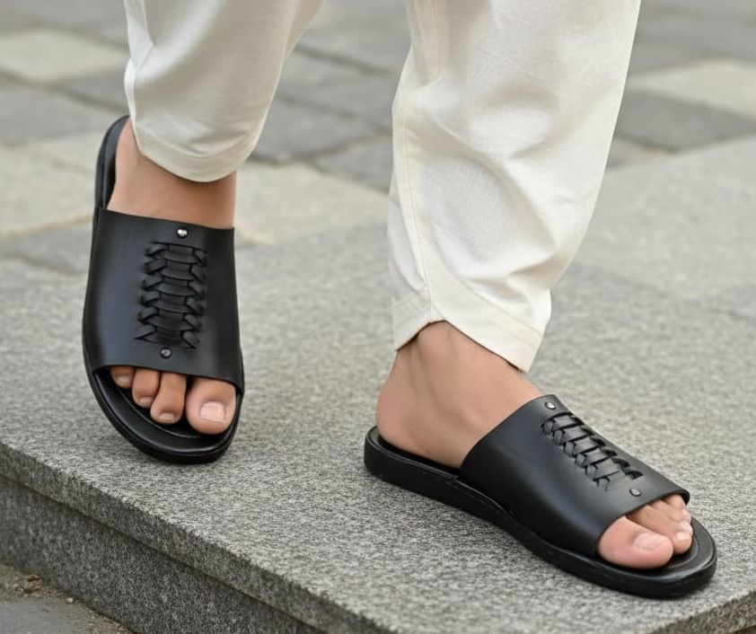 Slippers for Men Summer Breathable Materials Casual Comfort Style Multi-Color Available