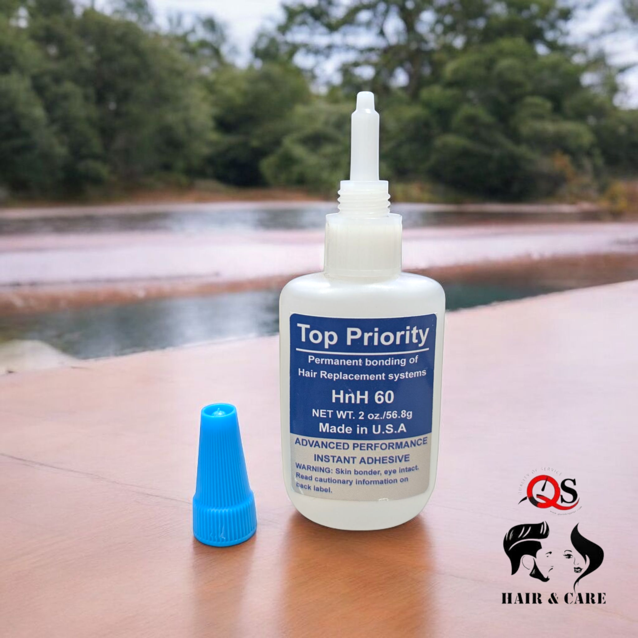Wig Glue for Hair Systems - Extra Strong Liquid Adhesive for Lace Wigs, Toupees, Frontals & Hair Extensions - 30ml, 60ml, 100ml (HNH-60)