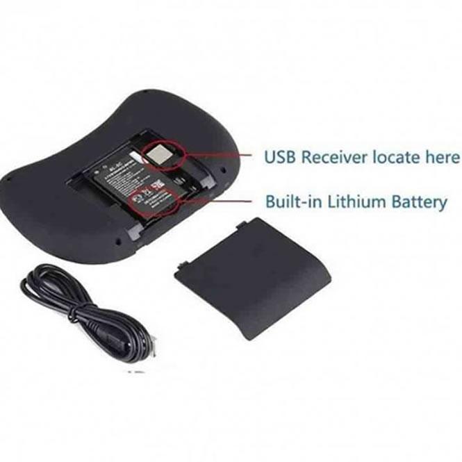 Wireless Keyboard For Android TV Box / Smart TV / PC - Lighting Mini Key Board with Trackpad