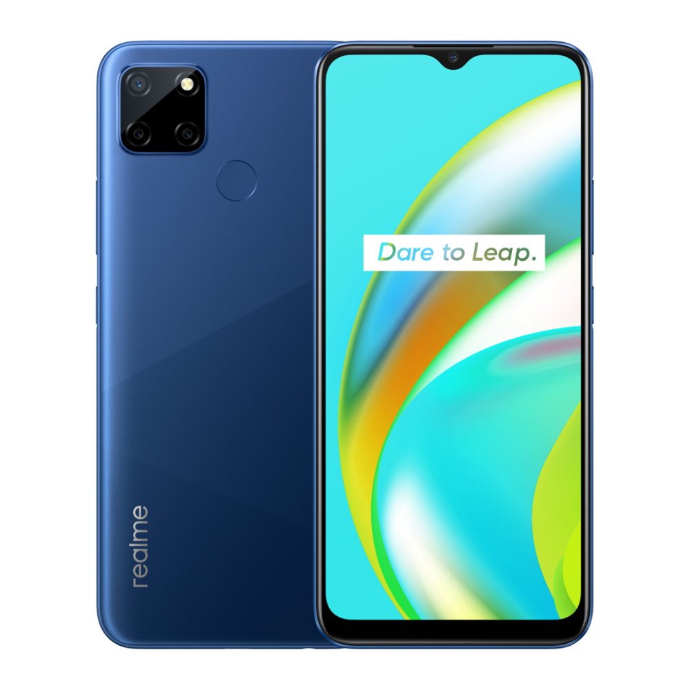 Realme C12 - 6.5" HD+ Display - 3GB RAM (Show 6GB RAM) - 32GB ROM (Show 128GB ROM) - Dual Sim Official PTA Approved - 6000 mAh Big Battery - (Imported Phone and Box, Universal Charger, Color Mix)