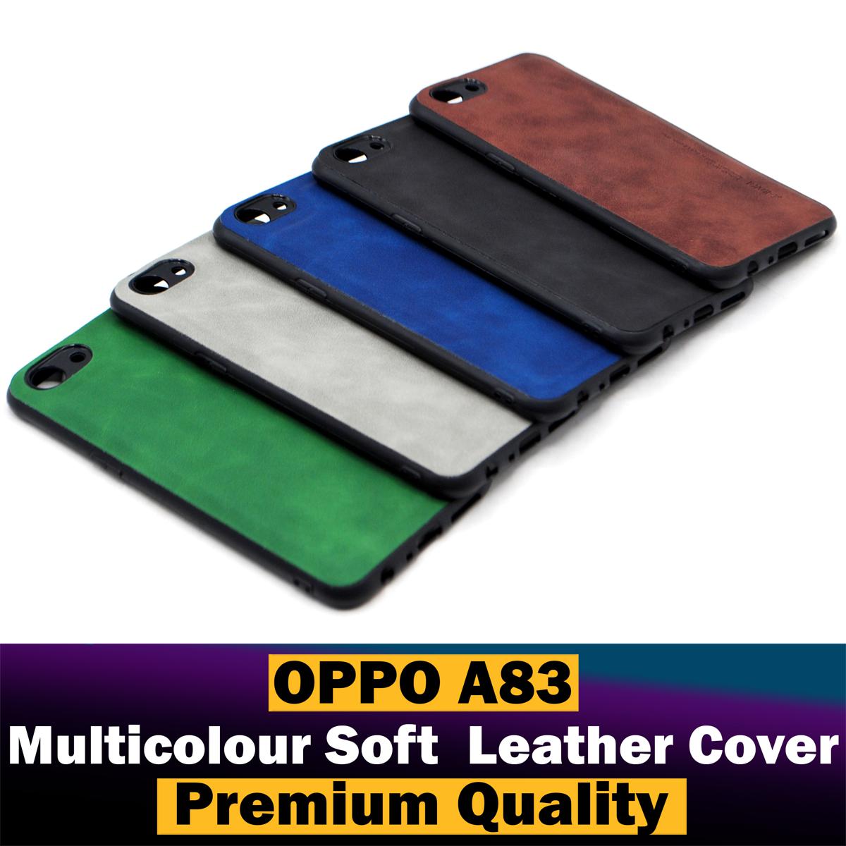 oppo a83 back cover leather