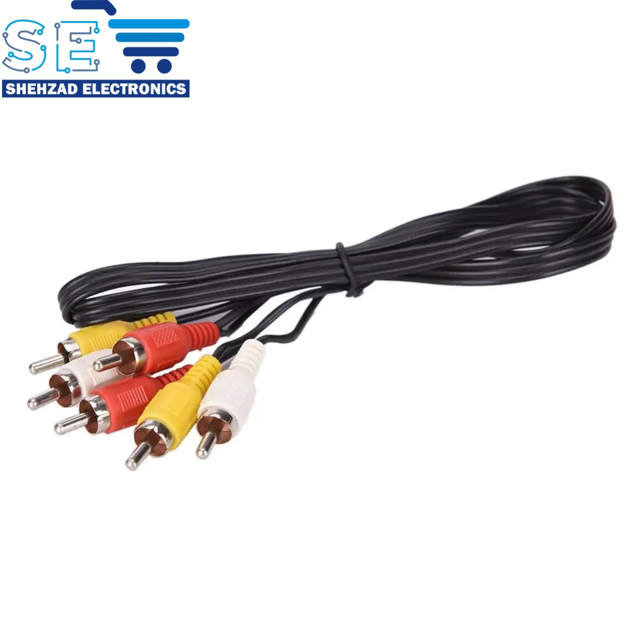 3 RCA Male to 3 RCA Male Connector Composite AV Wire Plug Pure Copper Audio Video Cable