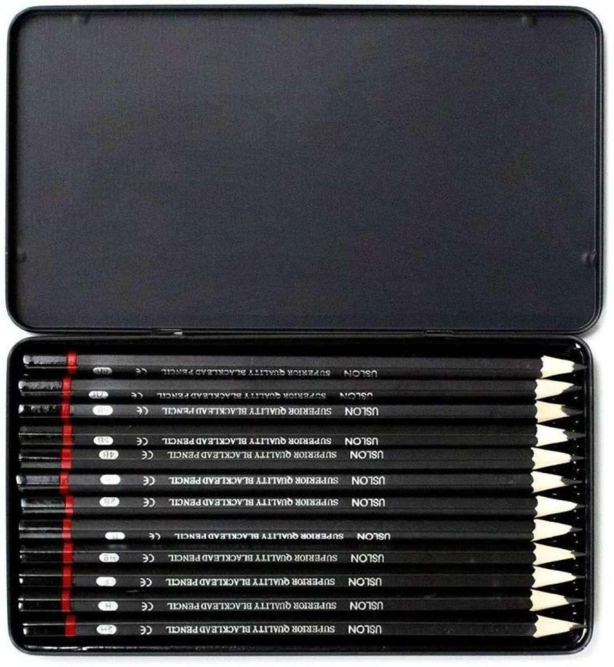 12pcs Professional sketch drawing art pencil set (sizes 8B to 2H) – Karachi  Stationers