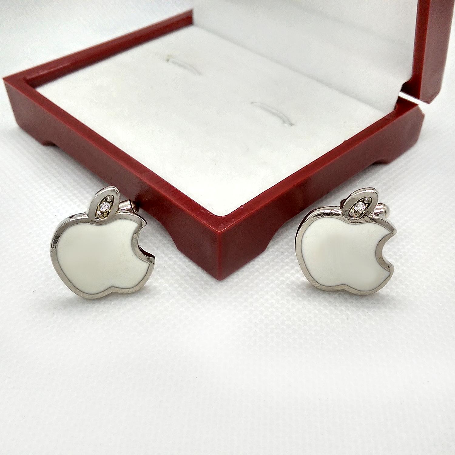 Black Metal Cufflinks for Men