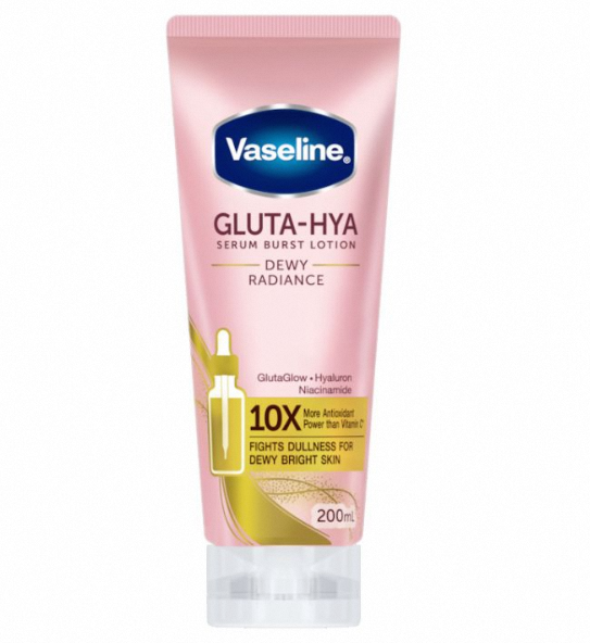 Gluta Hya Serum Burst Lotion Dewy Radiance 200ml | Skin Brightening & Hydrating Body Lotion