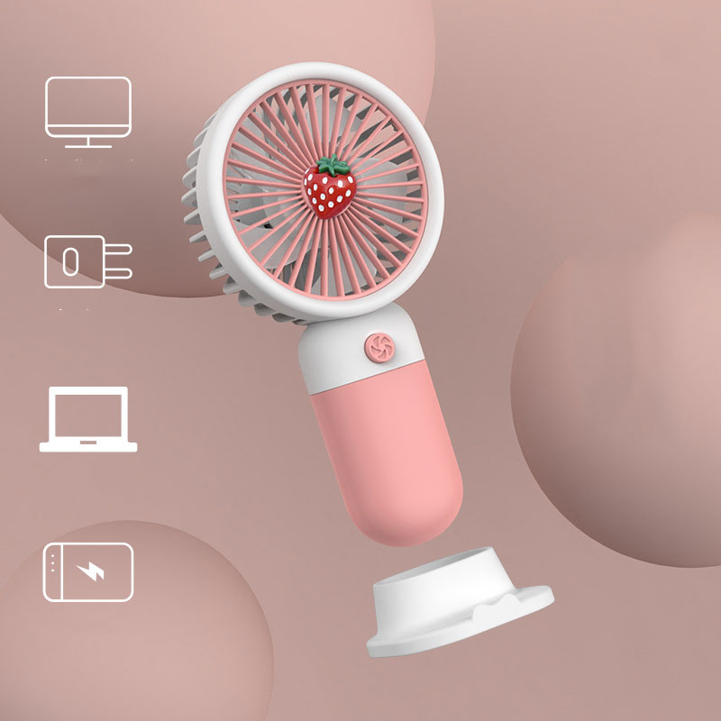 Convenient and ultraquiet USB mini handheld wind power fan with