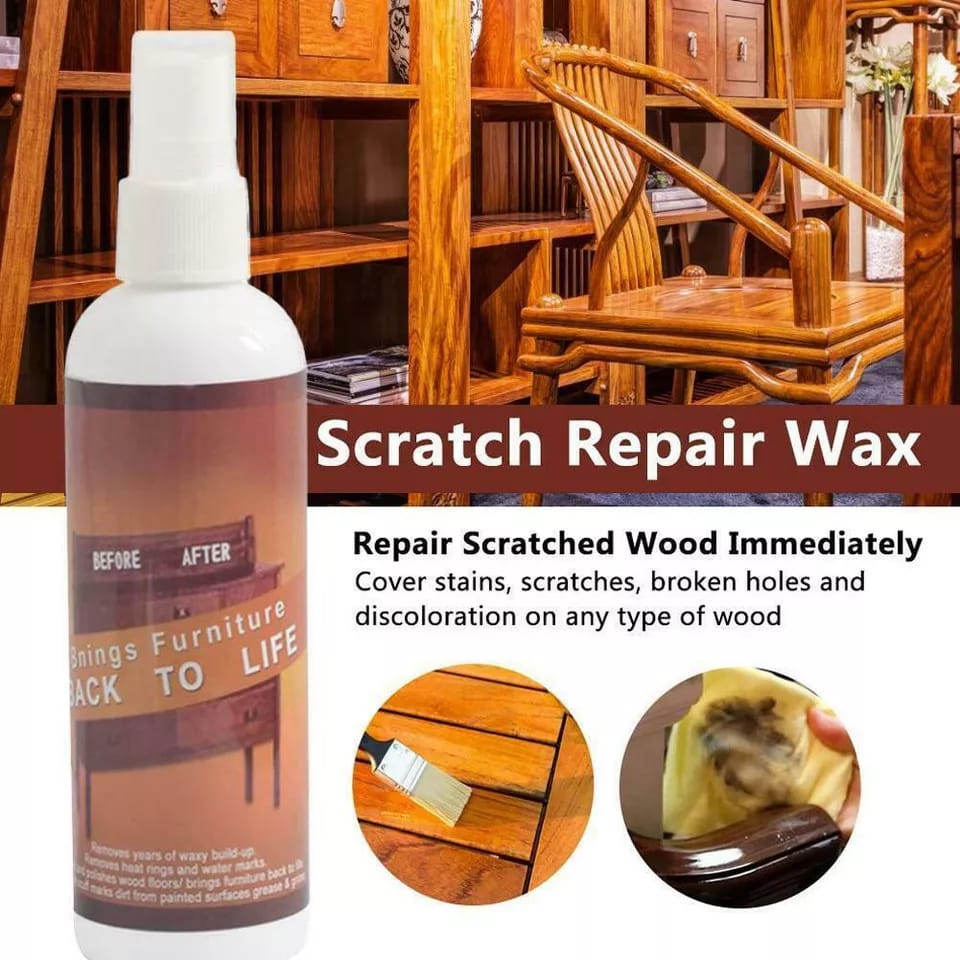 Scratch Removal Wax, Scratch Repair, Prevents Scratches, Wood Products