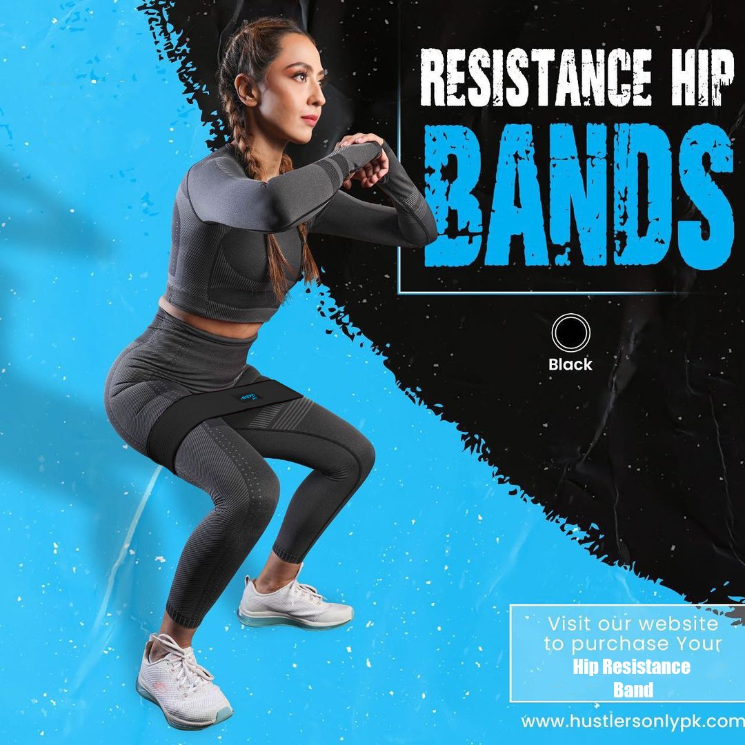 Resistance Bands for Legs - Huslters Only Hip Band Workout Bands  Fabric Hip Resistance Band for Men and Women - Booty Bands for Working Out - Exercise Bands Resistance Bands