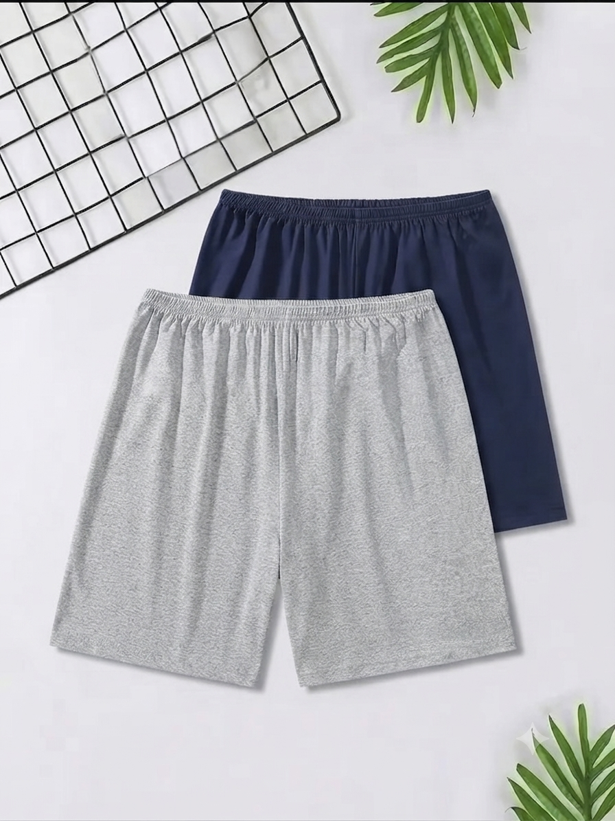 Summer Collection Pack Of 3 , 2 Summer Cotton Jersey Shorts For Men