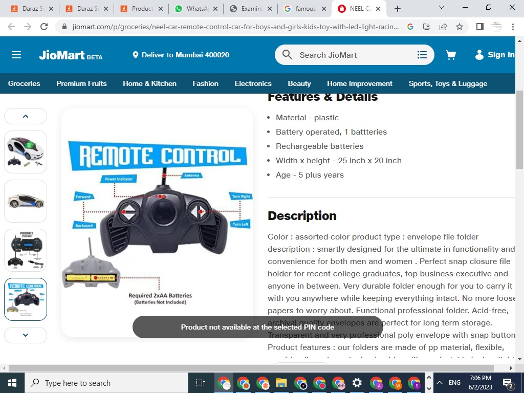 Rechargeable Remote Control High Speed 3D Famous Car With Lights And Left Right Turn Option