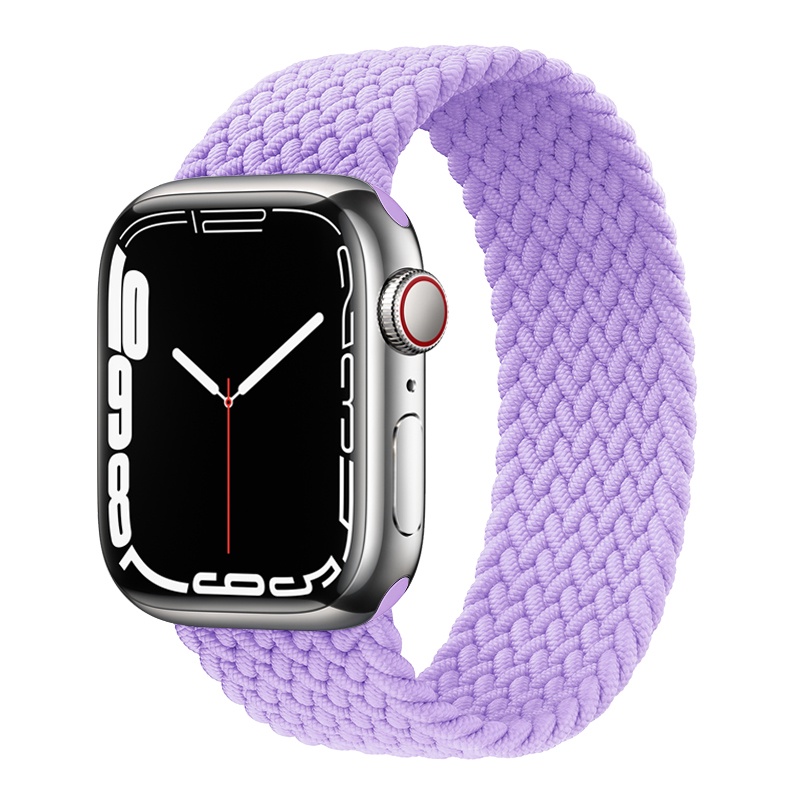 Braided Solo Loop Straps for Apple Watch series 7 6 5 SE 4 3 2 band