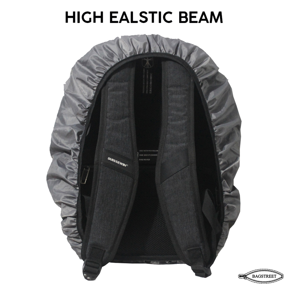 Laptop Backpack Rain Cover With Zip Cover