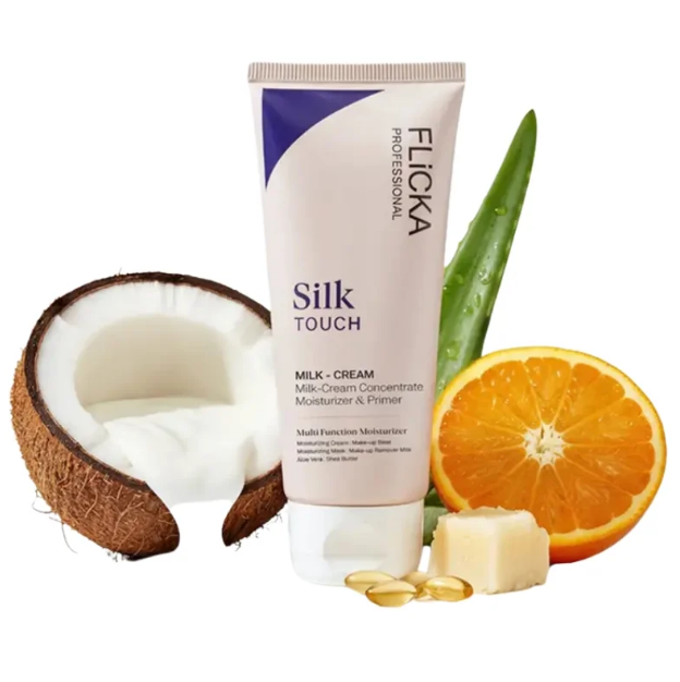 FV Foundation + Flicka Silk Touch Milk Cream Deal | Smooth Finish Makeup & Hydrating Whitening Cream Combo