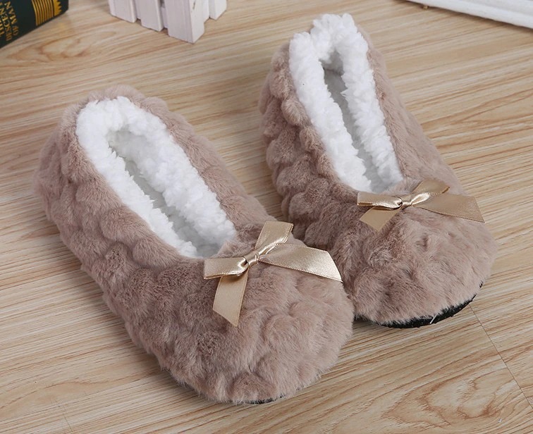 Women's Indoor Warm Plush Slippers - Soft & Comfortable Winter Footwear