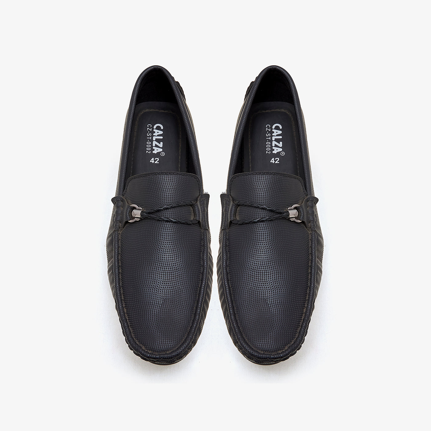 Calza Men's Metal Buckle Loafers For Men - Shoes For Men
