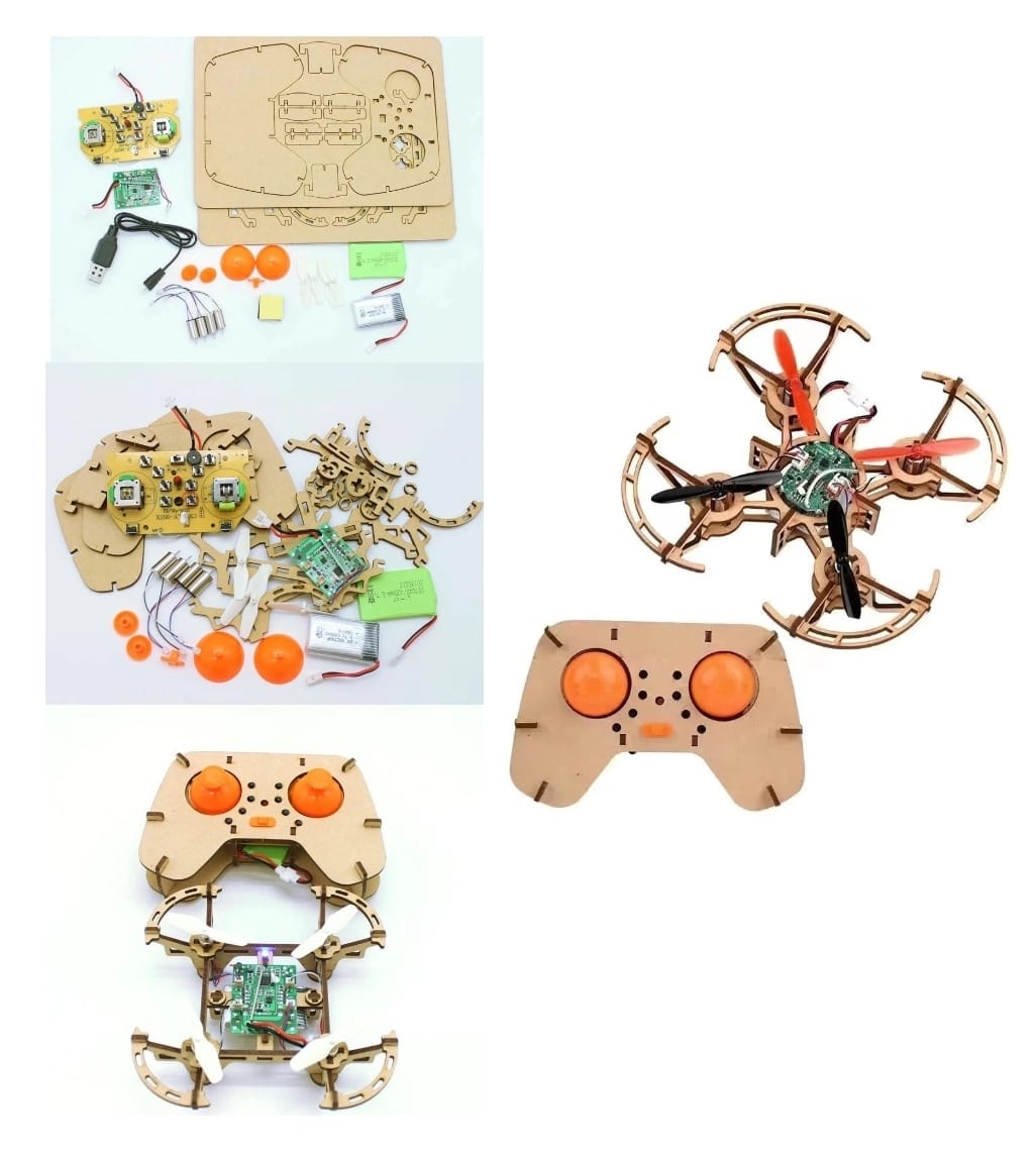 Diy wooden drone project best educational learning kit