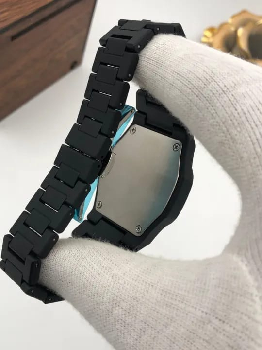 Aura Watch Blue - Aura Watch For Men - Aura Watch Black - Aura Watch Arabic - Aura Watch Fiber - Aura Watch For Men Luxury Men - Aura Watch For Boys - Aura Watches - Ghari - Unisex - Fiber Watch