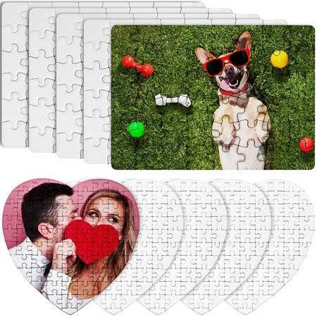 customized puzzle for kids different design , different shape , best for gifts (4x4 Inch)