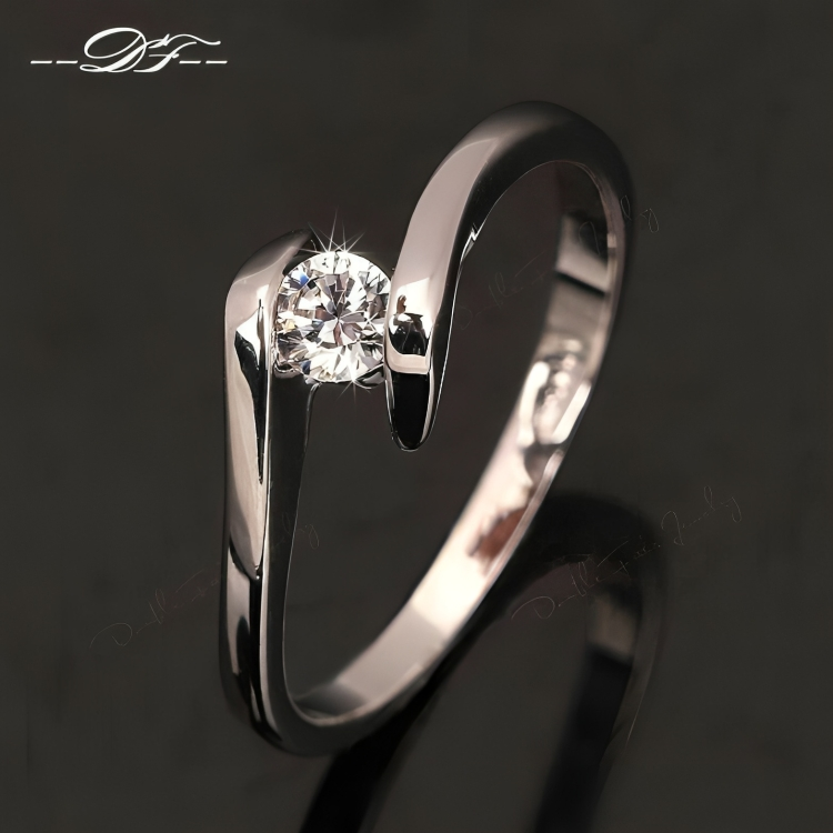 Dual Combo Deal | Hug Rings + Diamond Ring for Girls | Best wedding and birthday gift | Colour Never Fade