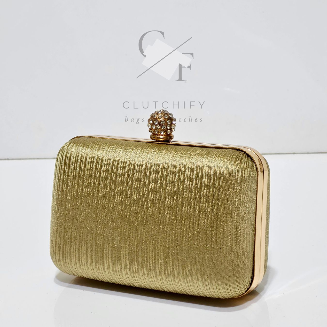 Radiance Satin Clutch