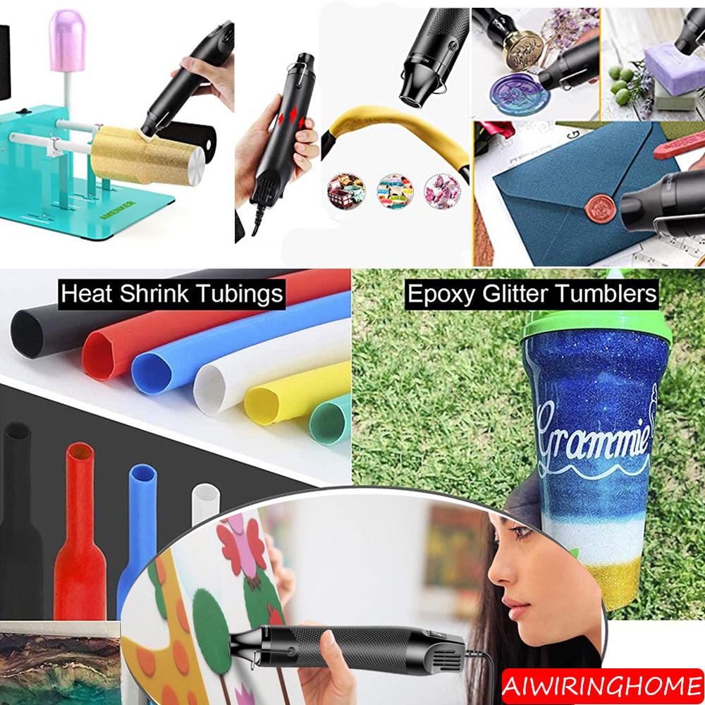 MSK MINI Heat and Wire Connector Polyolefin Heat Shrink Tube Assortment Wire Cable Sleeve Kit