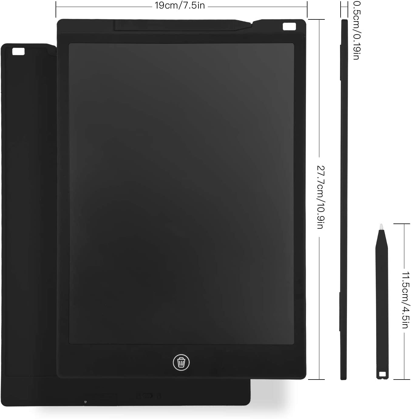 812inch Multicolor Display LCD Drawing Writing Tablet for Kids