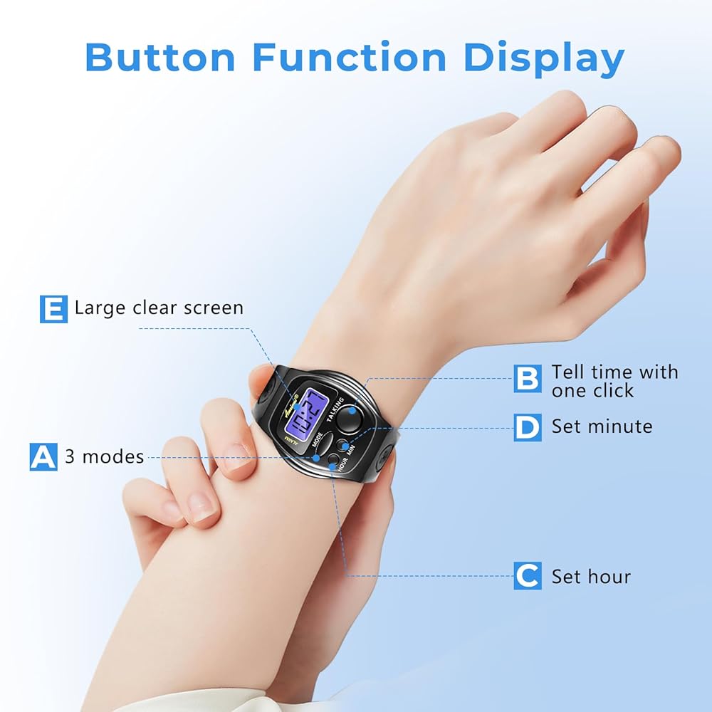 Talking watch speaker clear and Loud time large Dial namber blind watch