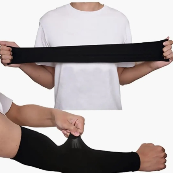 Cotton Arm Sleeves 1 Pair  For Girls Women And Men Stretchable Asteen Bazoo Sleeves Summer Wear