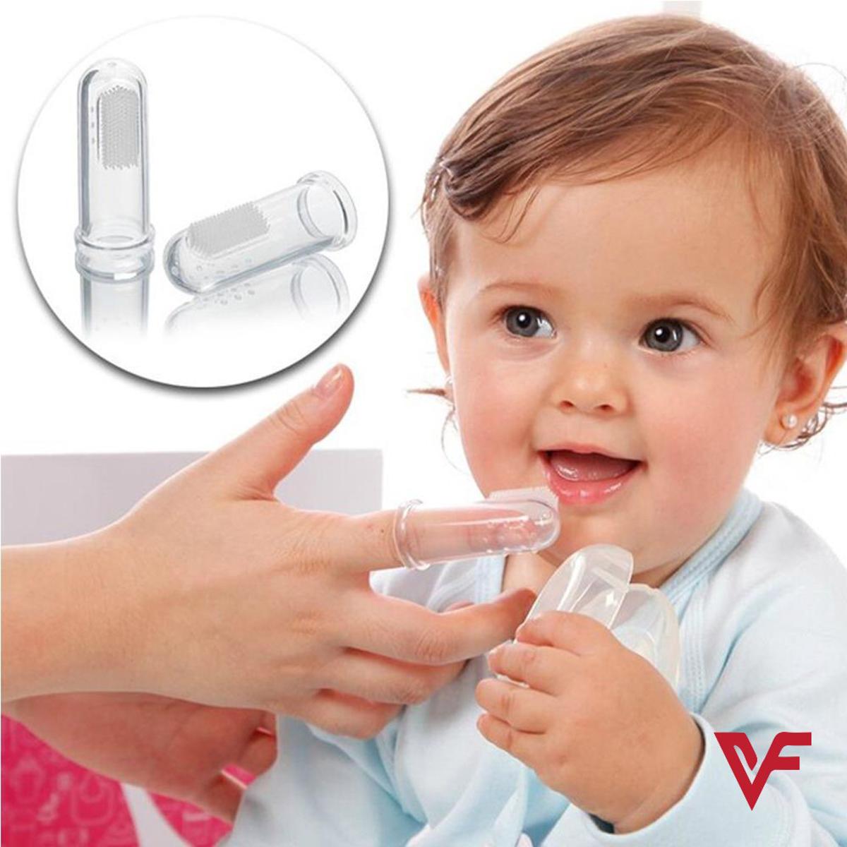 Finger Toothbrush Baby Tongue Brush Teeth Soft Silicon Material