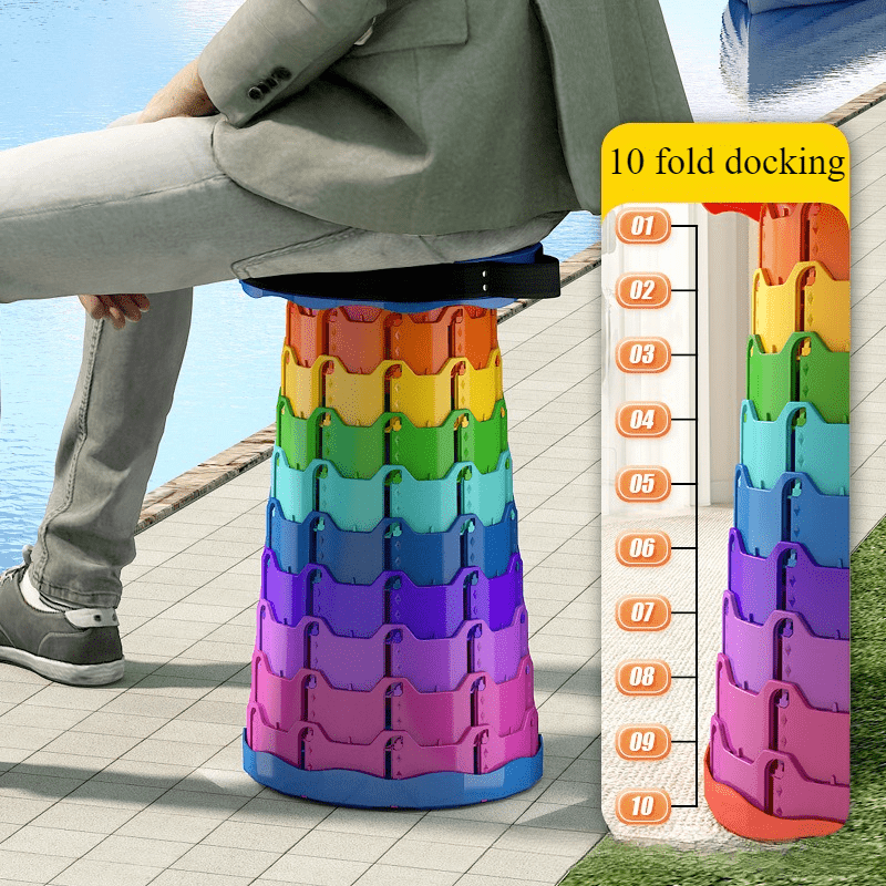 Folding Chair , Portable Stool, Retractable Prayer Sitting Tool, Fancy Furniture, Outdoor Camping Hiking