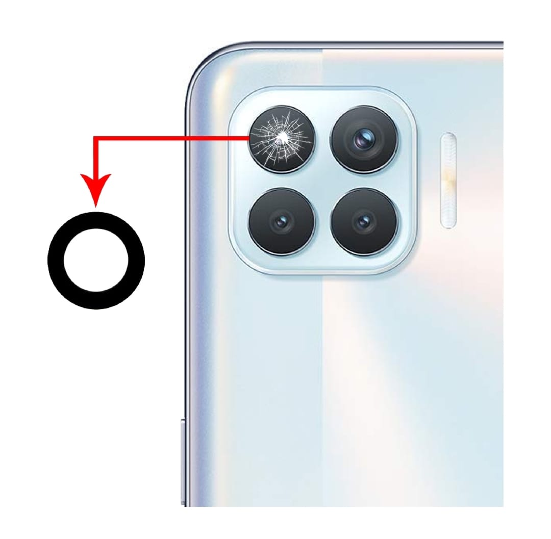 OPPO F17 Pro Back Camera Lens Glass Replacement