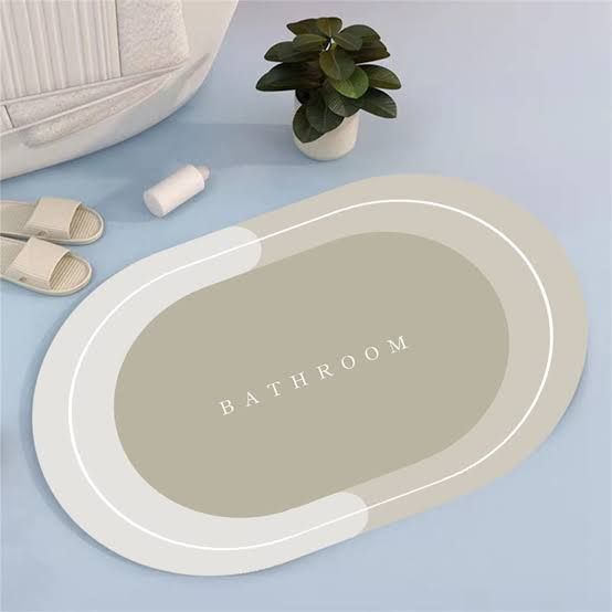 Modern Simple Shower Bathroom Bedroom Bathtub Side Anti-Slip Absorbent Carpet Rug Kitchen Entrance Soft Door Bath Mat Home Decor Oval,Rectangle,Foot Design Anti Slip