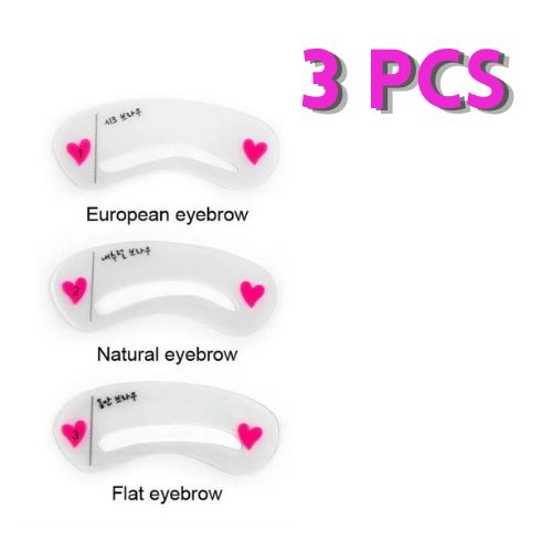 2/3/5/6 Pcs Eyeliner Stencils Winged Eyeliner Stencil Models Template Shaping Tools Eyebrows Template Card Eye Shadow Makeup Tool