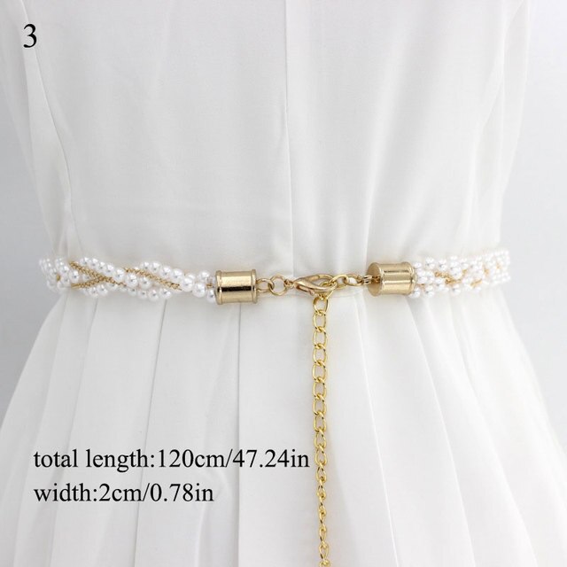 gold thin belt