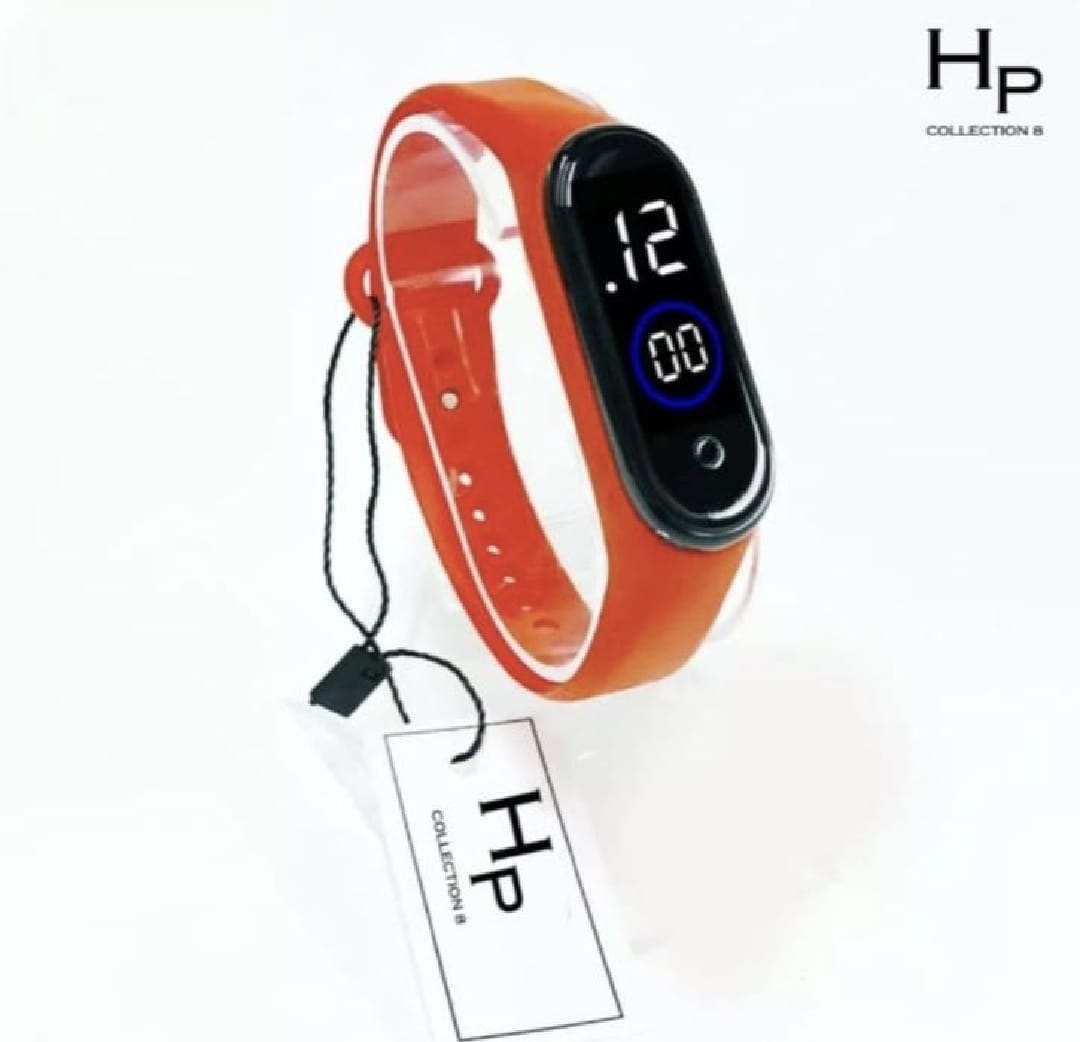 M4 Touch Waterproof Sport Led Digital Watch  for Girls | Simple & Soft Silicon Strap | Pastel Colors For Ladies Girls Boys & Kids