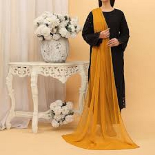 Crincle Chiffon dupatta for girl & women  Chiffon Scarves Women Plain Neck Wrap Scarf Girls Headscarf Soft Headwrap