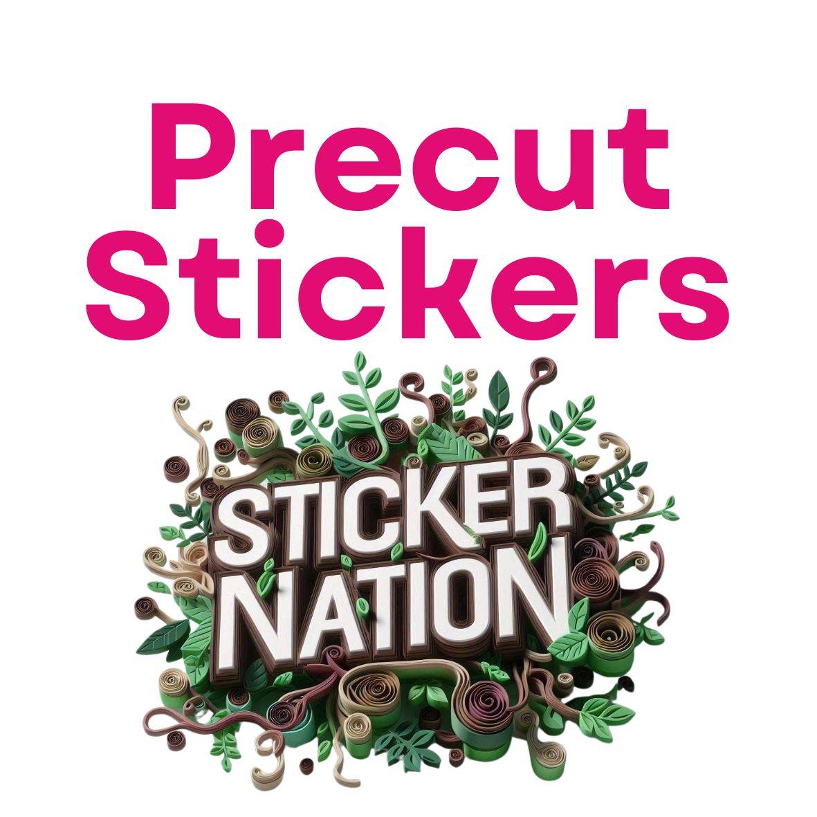 Sticker Labels Pre Cut 40 Pcs Logo & Product Label Precut Stickers – 2 Inch, Custom Design ...