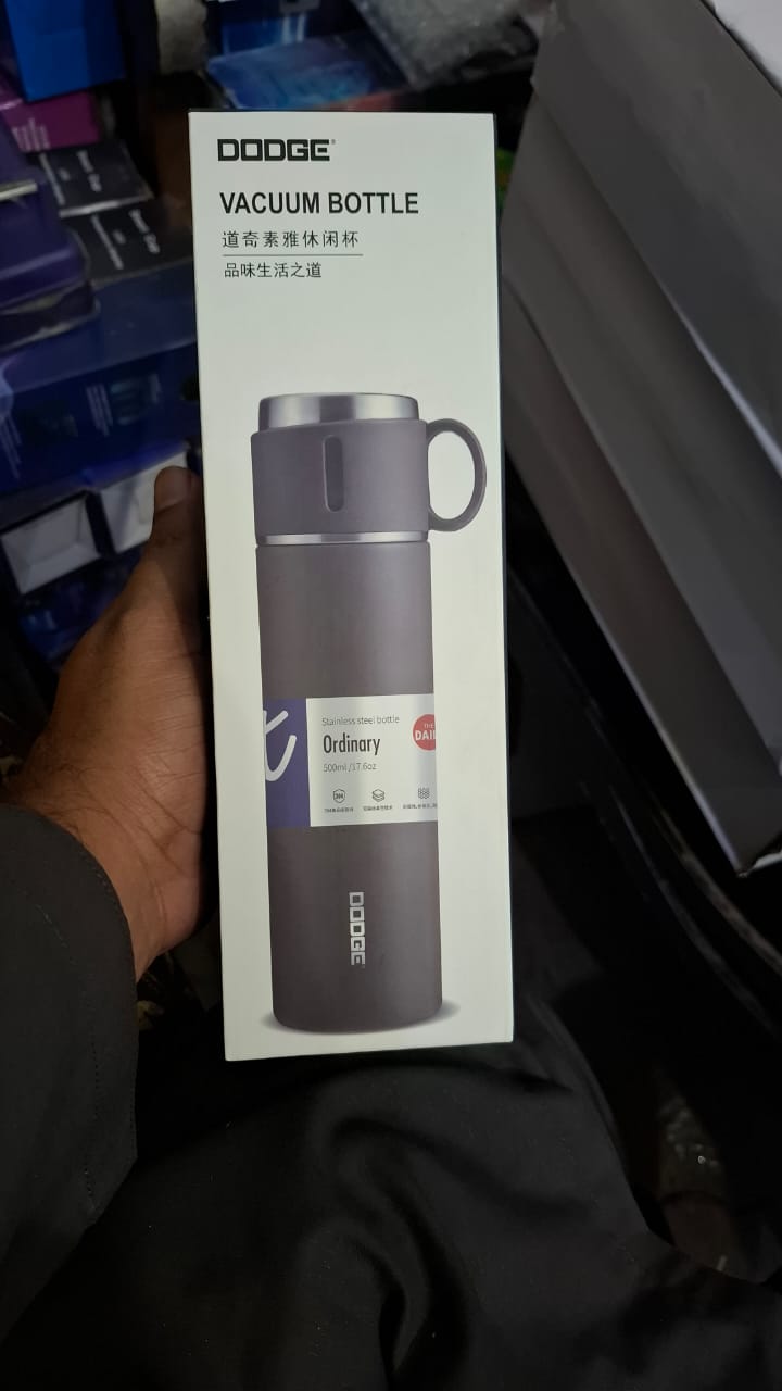 Imported 500ml Double Wall Stainless Steel Vacuum Thermos Flask with ...