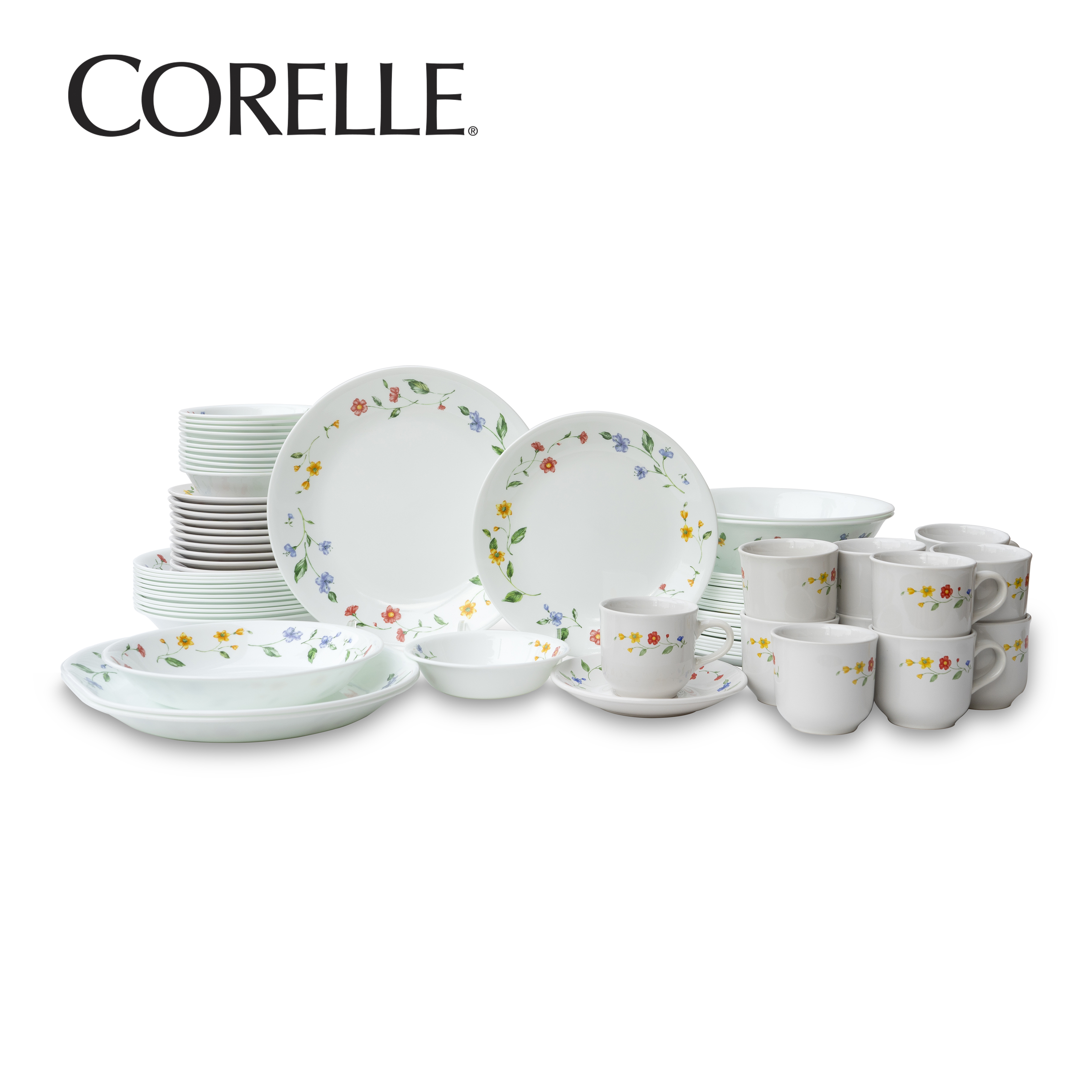 Corelle Wildflower Corelle 18 Piece Dinnerware Set Corelle - Main Image