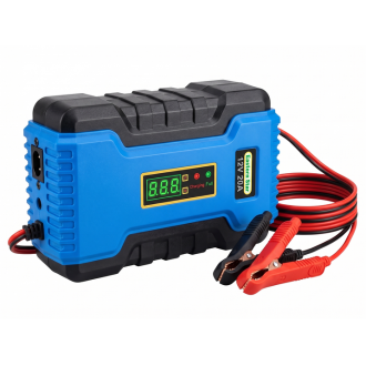 20Amp 12V Eastern Star Intelligent Car Battery Charger - High Power Fast Charging Unit for Car, Motorcycle & UPS - Lead-Acid Battery Repair Mode with LCD Display - Karachi Electric Store