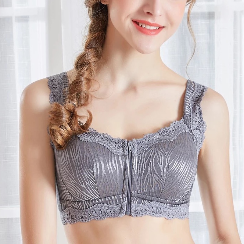 Women S Front Underwear Lightly Padded Lace Push Up Wireless Bra Big Size Lingeire B C D 32 34 36 38 40 42 Buy Online At Best Prices In Pakistan Daraz Pk