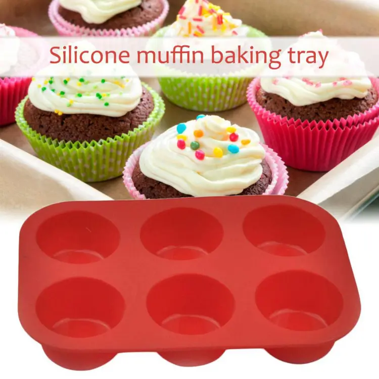 3D Giant Silicone Cupcake Mold Muffin Cup Mousse Cake Silicone Mold Large Cupcake  Mould For Baking Gian Cupcakes Pan Cake Tools - AliExpress