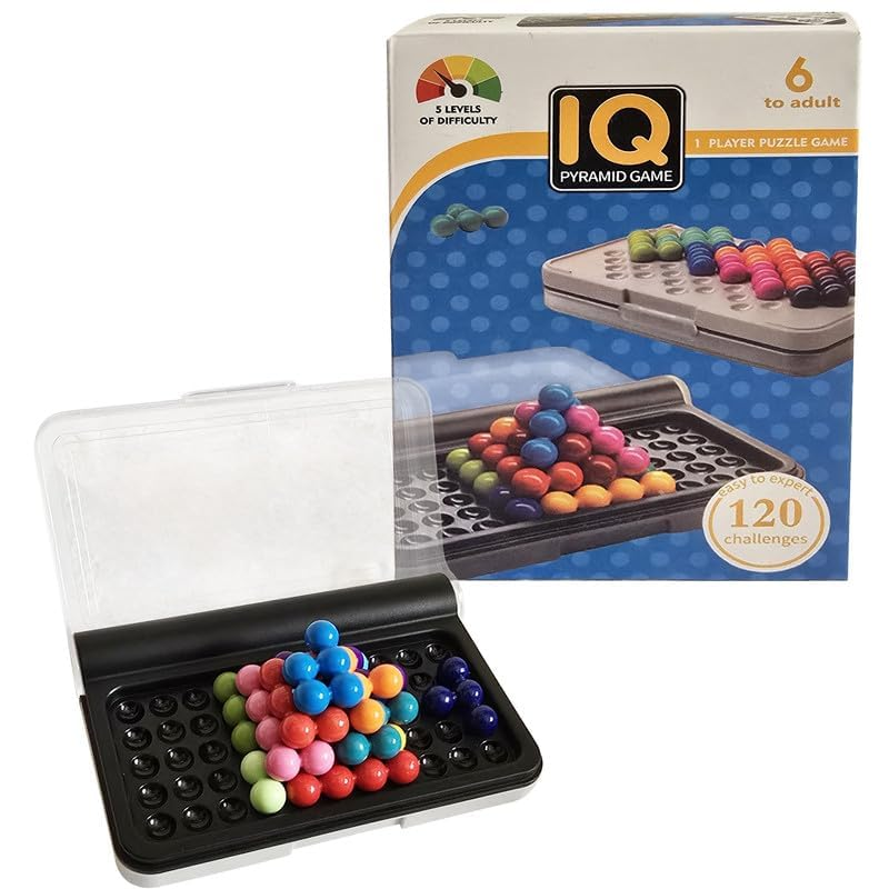 3D IQ Brain Puzzle Game for Kids – 120 Challenges | STEM Learning Toy